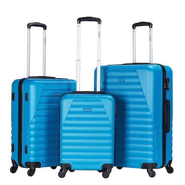 VIPTOUR ABS Hardside 3Pcs Trolley Luggage Set Spinner Wheels With Number Lock 20/24/28 Inches, VT-A392