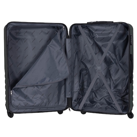 VIPTOUR ABS Hardside 3Pcs Trolley Luggage Set Spinner Wheels With Number Lock 20/24/28 Inches