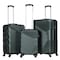 VIPTOUR ABS Hardside 3Pcs Trolley Luggage Set Spinner Wheels With Number Lock 20/24/28 Inches, VT-A394