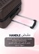 VIPTOUR Luggage 3Pcs ABS Hardside Trolley Set Spinner Wheels With Number Lock 20/24/28 Inches, VT-A395