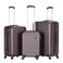 VIPTOUR Luggage 3Pcs ABS Hardside Trolley Set Spinner Wheels With Number Lock 20/24/28 Inches, VT-A395