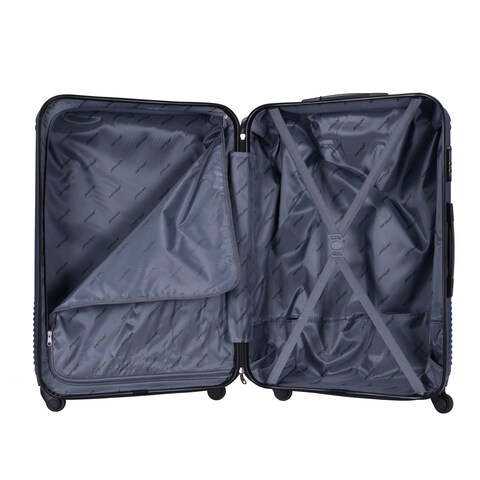 VIPTOUR ABS Hardside 3Pcs Trolley Luggage Set Spinner Wheels With Number Lock 20/24/28 Inches