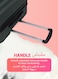 VIPTOUR Luggage 3Pcs ABS Hardside Trolley Set Spinner Wheels With Number Lock 20/24/28 Inches, VT-A396