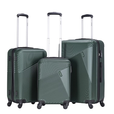 VIPTOUR Luggage 3Pcs ABS Hardside Trolley Set Spinner Wheels With Number Lock 20/24/28 Inches, VT-A396