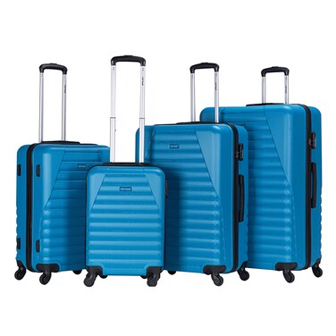 VIPTOUR Set of 4 ABS Trolley Luggage With Number Lock 20/24/28/32 Inches