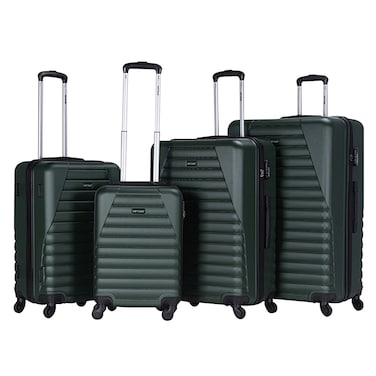 VIPTOUR Set of 4 ABS Trolley Luggage With Number Lock 20/24/28/32 Inches