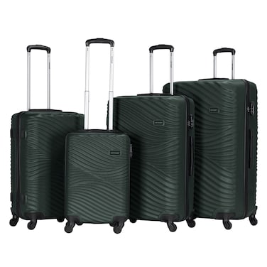 VIPTOUR Set of 4 ABS Trolley Luggage With Number Lock 20/24/28/32 Inches