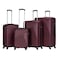 VIPTOUR Set of 4 ABS Trolley Luggage With Number Lock 20/24/28/32 Inches