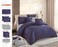 STARGOLD Microfiber Solid Comforter 8 Pieces Set Fitted Sheet, Pillow Sham, Pillow Case, Cushion Comforter 260X240 CM King Size Mattress, SG-CS2004-SOLID87 BLUE GREY