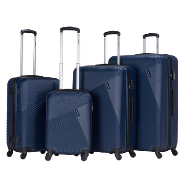 VIPTOUR Set of 4 ABS Trolley Luggage With Number Lock 20/24/28/32 Inches