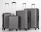 STARGOLD Luggage Set of 4, ABS Hard Shell Suitcase with Expandable Zipper, 360&deg; Spinner Wheels, Number Lock, Lightweight Trolley Travel Bag