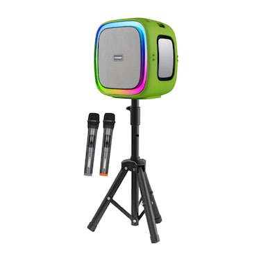 STARGOLD Portable Wireless Waterproof Speaker 100W Power with Dual Microphones &amp; RGB Lights, SG-G2000