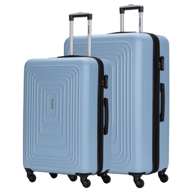 STARGOLD Luggage Set of 2, ABS Hard Shell Suitcase With Expandable Zipper, 360&deg; Spinner Wheels, Number Lock, Lightweight Trolley Travel Bag 20/24 Inch