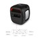 STARGOLD Portable Wireless Waterproof Speaker 100W Power with Dual Microphones &amp; RGB Lights, SG-G2000