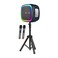 STARGOLD Portable Wireless Waterproof Speaker 100W Power with Dual Microphones &amp; RGB Lights, SG-G2000