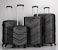 STARGOLD Luggage Set of 4, ABS Hard Shell Suitcase with Expandable Zipper, 360&deg; Spinner Wheels, Number Lock, Lightweight Trolley Travel Bag