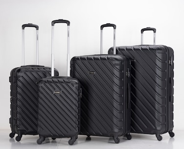 STARGOLD Luggage Set of 4, ABS Hard Shell Suitcase with Expandable Zipper, 360&deg; Spinner Wheels, Number Lock, Lightweight Trolley Travel Bag