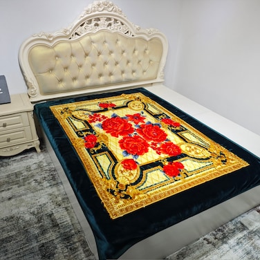 STARGOLD Double Ply Raschel Premium Korea Quality Blanket 160CM &times; 220CM 9 LBS, 100% SPUN YARN Virgin Polyester Which Suitable For Winter And Rainy Season, SG-BL2032