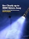 STARGOLD Rechargeable LED Flashlight 2-in-1 Combo Pack, Waterproof Flash Light, SG-i20