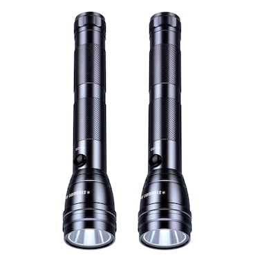 STARGOLD Rechargeable LED Flashlight 2-in-1 Combo Pack, Waterproof Flash Light, SG-i20