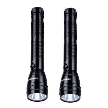 STARGOLD Rechargeable LED Flashlight 2-in-1 Combo Pack, Waterproof Flash Light, SG-i20
