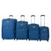 VIPTOUR 4 Piece Softside Spinner 2 Wheels Fabric Trolley Luggage With Number Lock 20/24/28/32 Inches