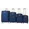 VIPTOUR 4 Piece Softside Spinner 2 Wheels Fabric Trolley Luggage With Number Lock 20/24/28/32 Inches