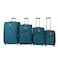 VIPTOUR 4 Piece Softside Spinner 2 Wheels Fabric Trolley Luggage With Number Lock 20/24/28/32 Inches