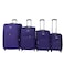 VIPTOUR 4 Piece Softside Spinner 2 Wheels Fabric Trolley Luggage With Number Lock 20/24/28/32 Inches