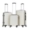 VIPTOUR ABS Hardside 3Pcs Trolley Luggage Set Spinner Wheels With Number Lock 20/24/28 Inches