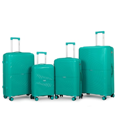 VIPTOUR Luggage Set of 4 PCS PP Softside Travel Luggage Bag 20/24/28/32 Inches