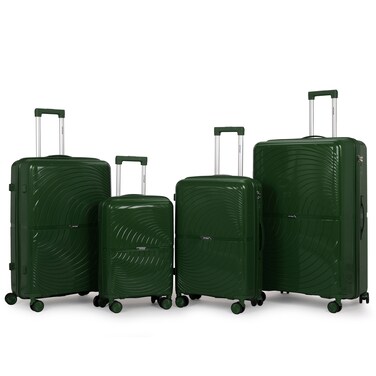 VIPTOUR Luggage Set of 4 PCS PP Softside Travel Luggage Bag 20/24/28/32 Inches