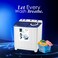 STARGOLD Twin Tub Washing Machine, 12 KG Washing Capacity, Rust Proof, Low Noise Washing Machine, SG-WM853TD