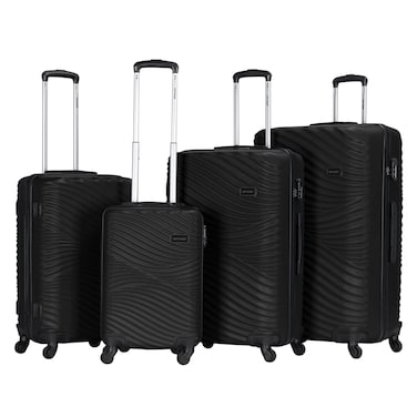 VIPTOUR Luggage Set of 4, ABS Hard Shell Suitcase, 360&deg; Spinner Wheels, Number Lock, Lightweight Trolley Travel Bag 20/24/28/32 Inch