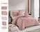 STARGOLD Microfiber Solid Comforter 8 Pieces Set Fitted Sheet, Pillow Sham, Pillow Case, Cushion Comforter 260X240 CM King Size Mattress, SG-CS2004-SOLID83 FLESH PINK