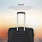 VIPTOUR ABS Hardside 3Pcs Trolley Luggage Set Spinner Wheels With Number Lock 20/24/28 Inches, VT-A392