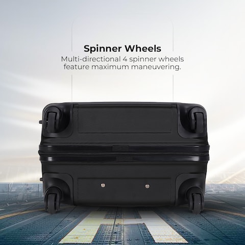 VIPTOUR ABS Hardside 3Pcs Trolley Luggage Set Spinner Wheels With Number Lock 20/24/28 Inches, VT-A392