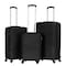 VIPTOUR ABS Hardside 3Pcs Trolley Luggage Set Spinner Wheels With Number Lock 20/24/28 Inches