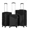 VIPTOUR ABS Hardside 3Pcs Trolley Luggage Set Spinner Wheels With Number Lock 20/24/28 Inches