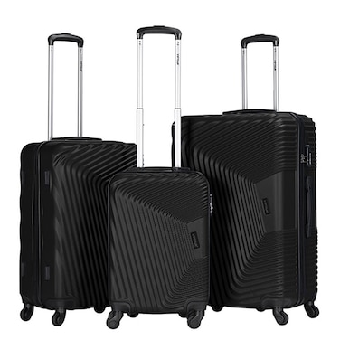 VIPTOUR ABS Hardside 3Pcs Trolley Luggage Set Spinner Wheels With Number Lock 20/24/28 Inches, VT-A394