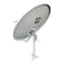 STARGOLD Satellite Tv Antenna 65cm 4k Dish Antenna For Satellite Tv KU-band Gain 12.5 GHz - 36.67 dBi, Short Axle 60cm/ Long Axle