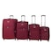 VIPTOUR 4 Piece Softside Spinner 2 Wheels Fabric Trolley Luggage With Number Lock 20/24/28/32 Inches