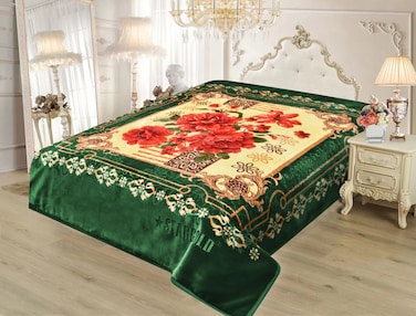 STARGOLD Royal Luxury Embossed Blanket Double Ply 100% Polyester 22 LBS 220X240CM