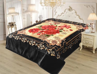 STARGOLD Royal Luxury Embossed Blanket Double Ply 100% Polyester 22 LBS 220X240CM
