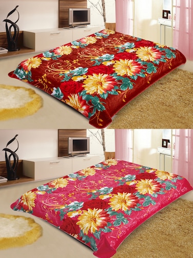 STARGOLD Blanket Single Ply Super Soft Luxury Cloudy Blanket Two Side Different Design 220*240CM 12LBS, SG-BLC606 B