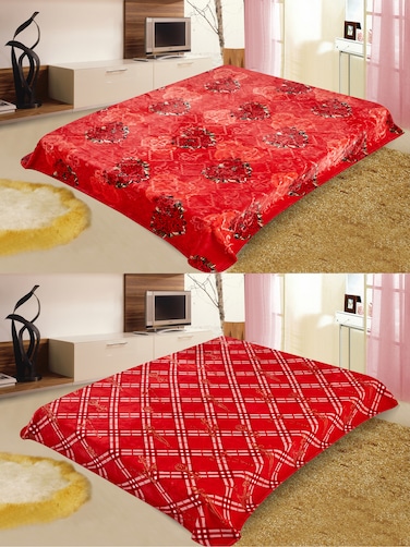 STARGOLD Blanket Single Ply Super Soft Luxury Cloudy Blanket Two Side Different Design 220*240CM 12LBS, SG-BLC606 B
