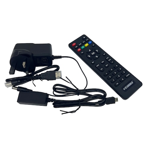 STARGOLD Full HD Digital Mini Satellite Receiver, 1080p, DVB-S/DVB-S2, MPEG-II/MPEG-IV/H.264, USB 2.0, Multi-Language Support, Electronic Program Guide