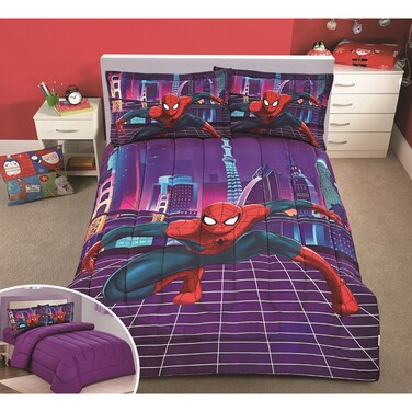 STARGOLD Comforter 4 Pieces Set Digital Print, Fittedsheet, Pillow Sham Comforter 180X240 CM King Size SG-CPC2008