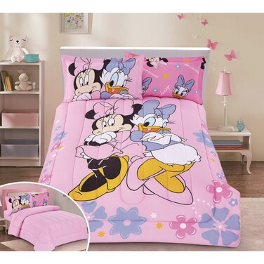 STARGOLD Comforter 4 Pieces Set Digital Print, Fittedsheet, Pillow Sham Comforter 180X240 CM King Size SG-CPC2008