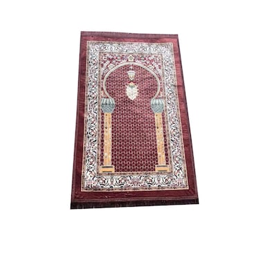 STARGOLD Traditional Turkish Prayer Mat 70x110 cm Large Portable Multicolor Islamic Prayer Rug, Janamaz Sajjadah For Men And Women SG-P004